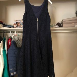 Navy blue dress